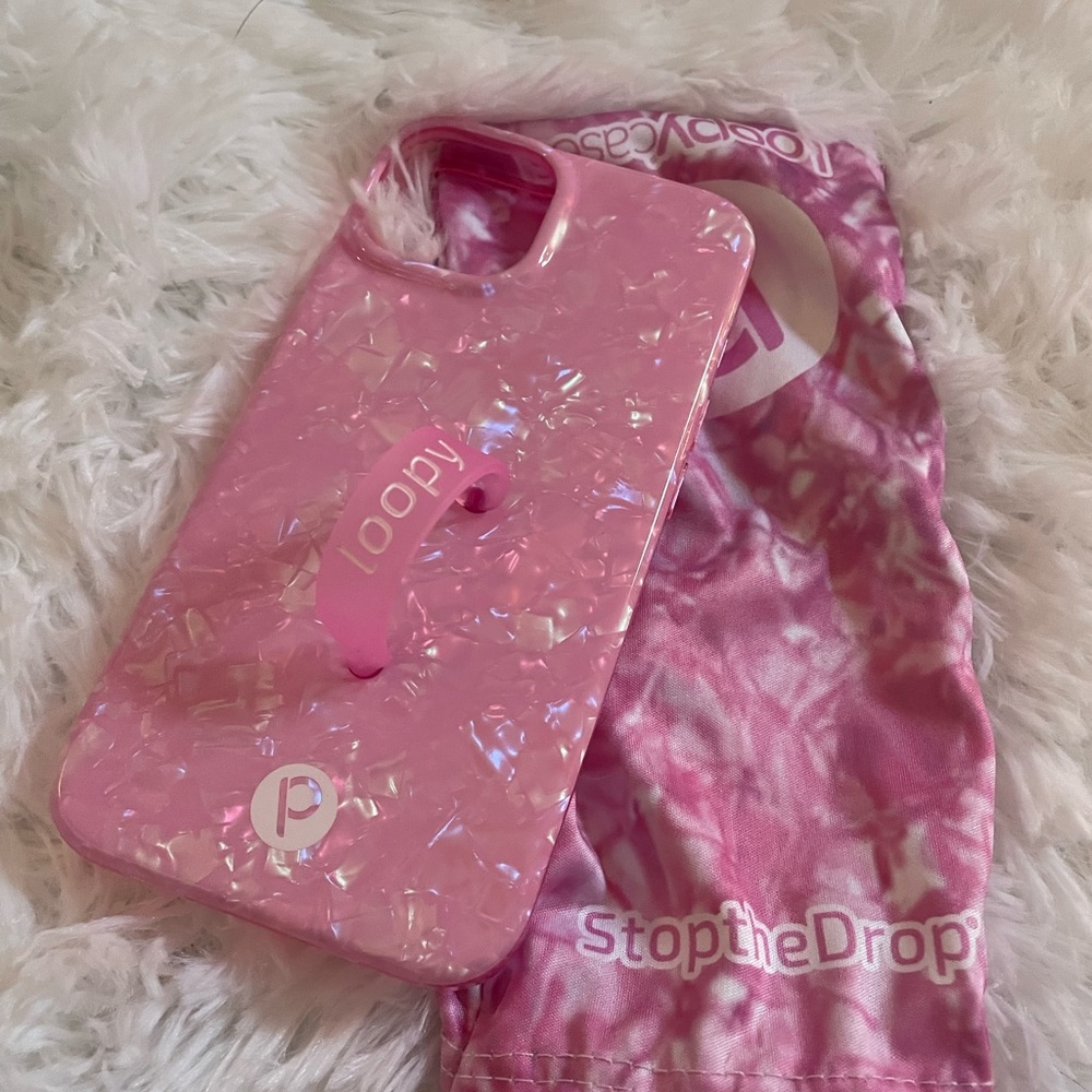 New loopy case 14/13 Lefty pink opal shell